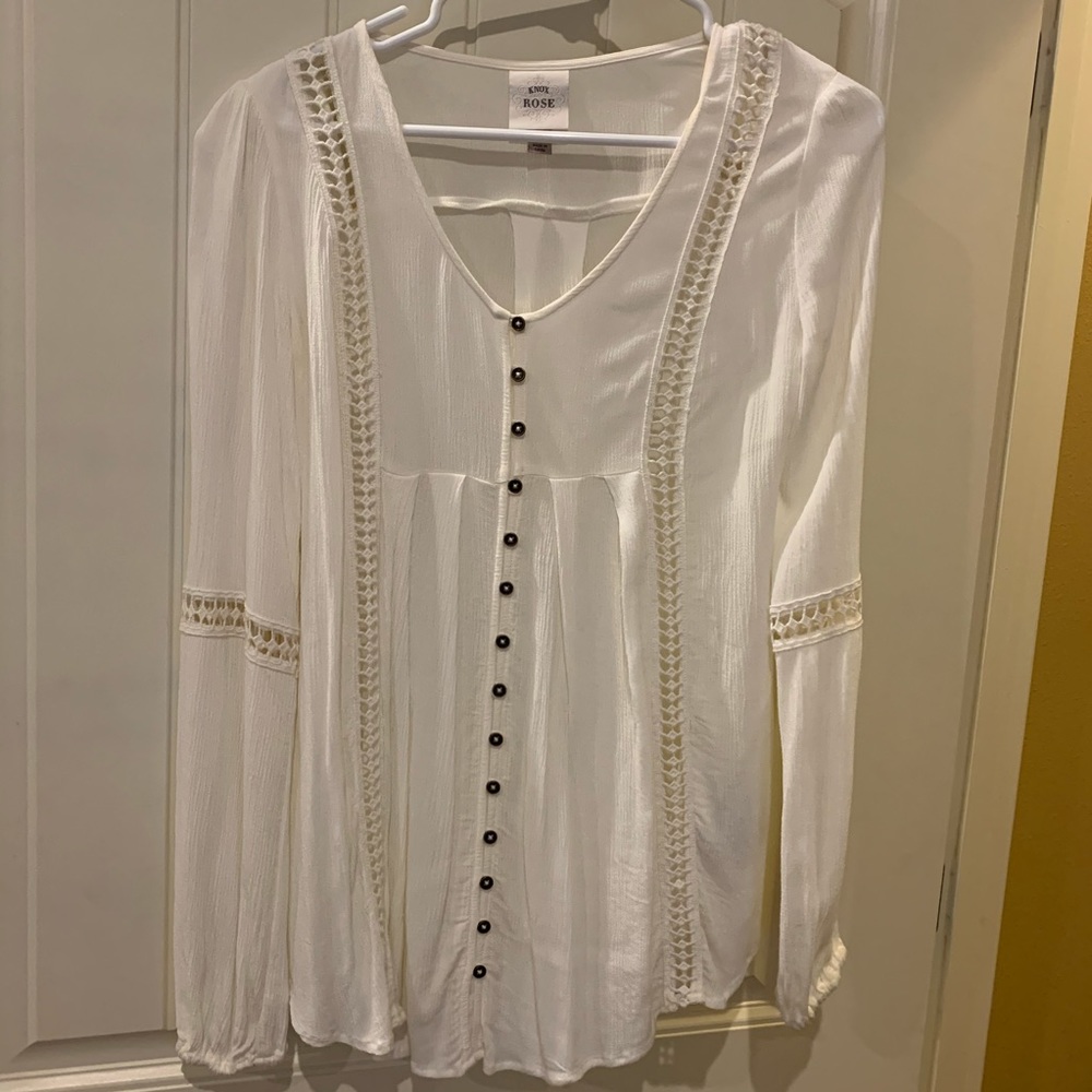 Knox Rose Cream Top